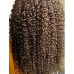 Perruque bresilienne kinky curly 100% cheveux naturels