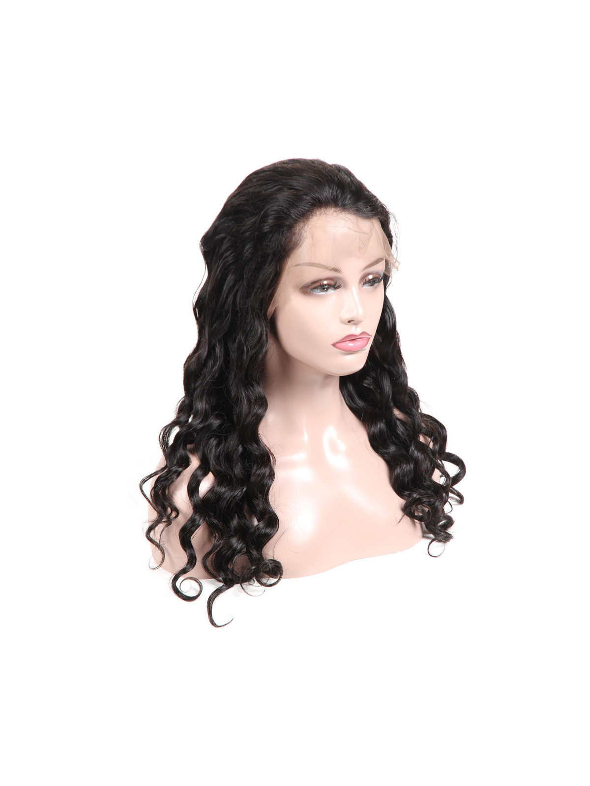 Perruque bouclée naturelle loose wave