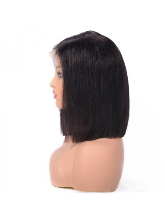 Perruque Carré Bob | Lace Wig Courte | Cheveux Naturels Remy
