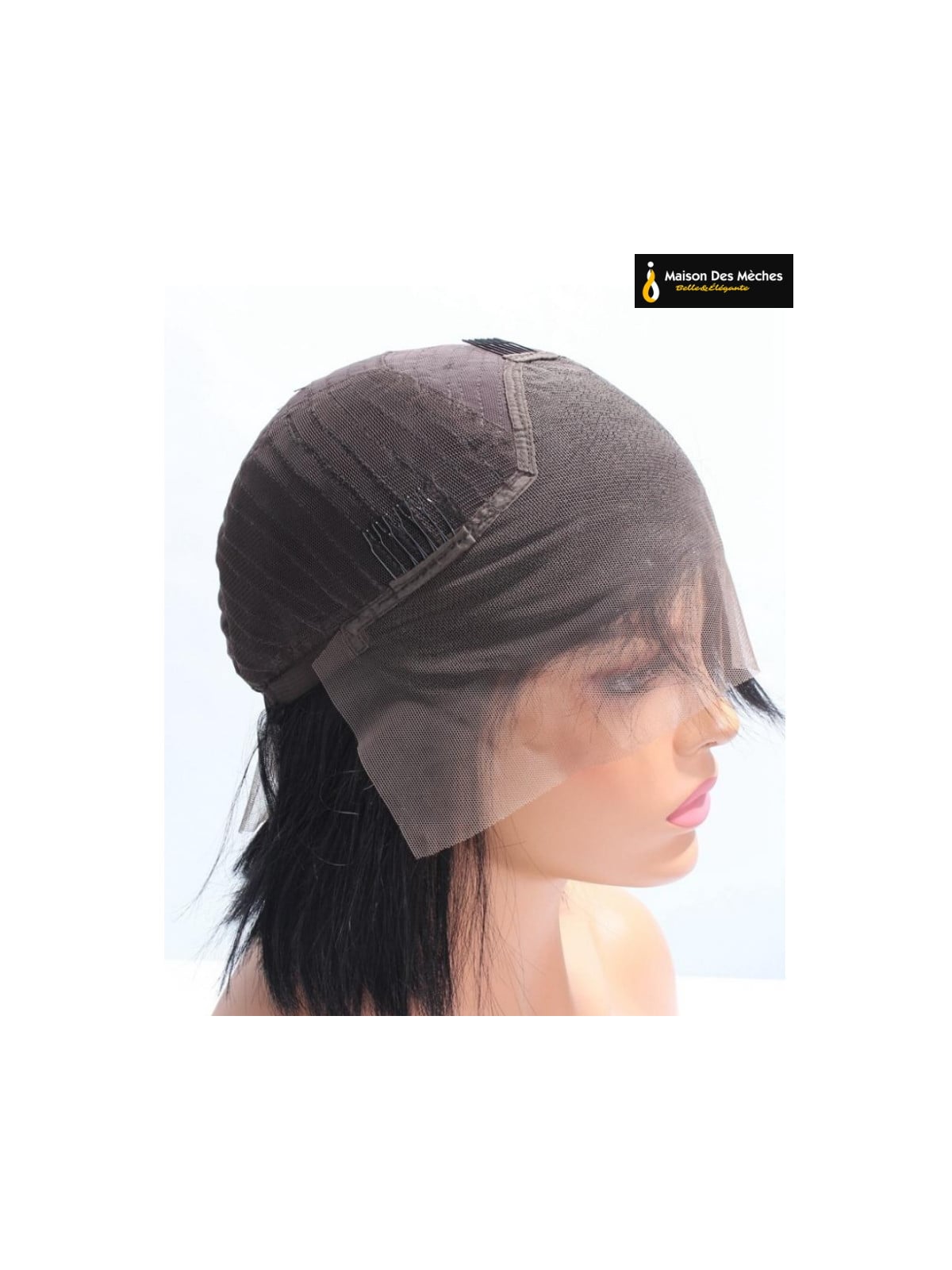 Perruque Carré Bob | Lace Wig Courte | Cheveux Naturels Remy