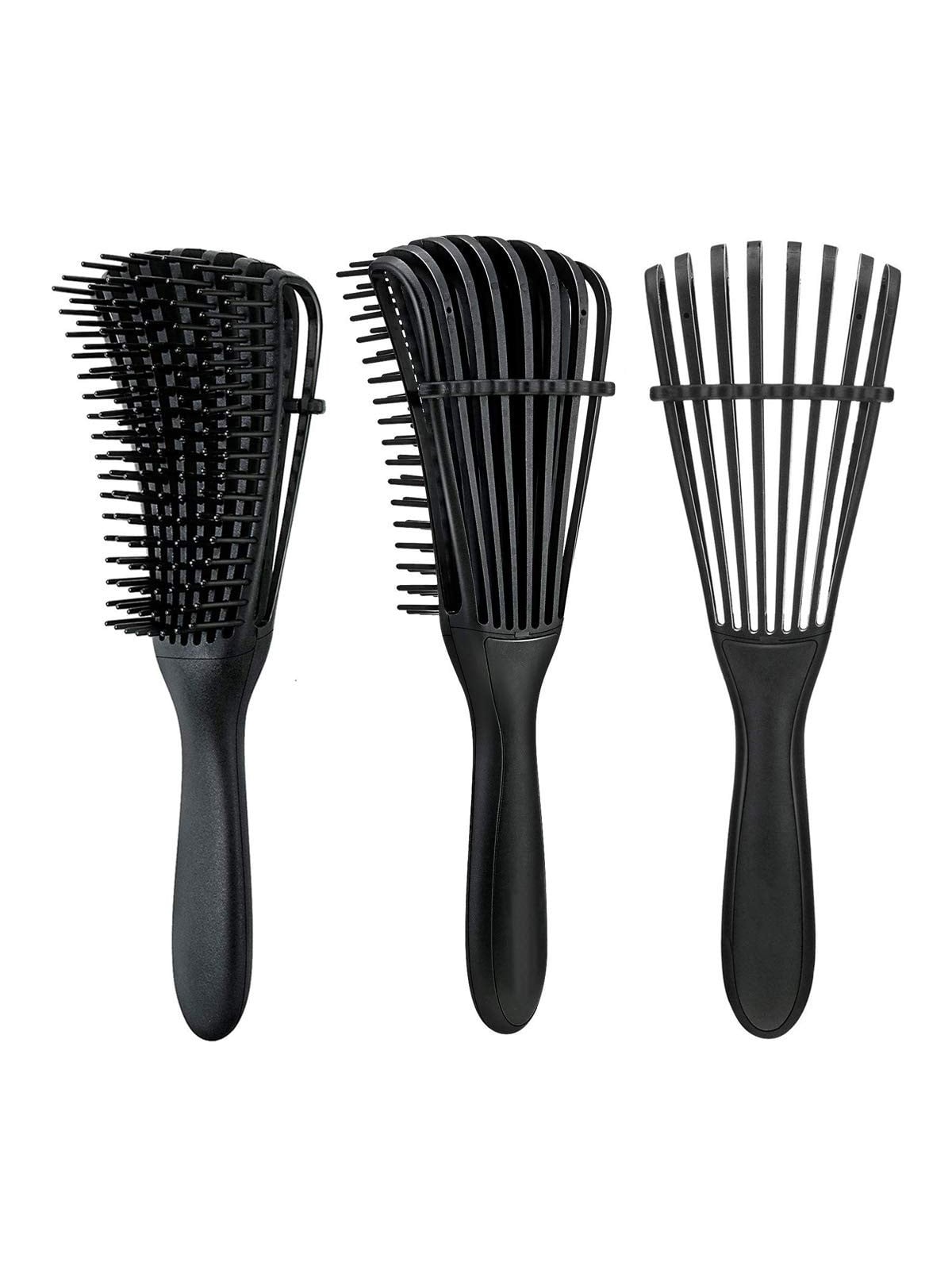 Brosse démêlante cheveux bouclés frisés