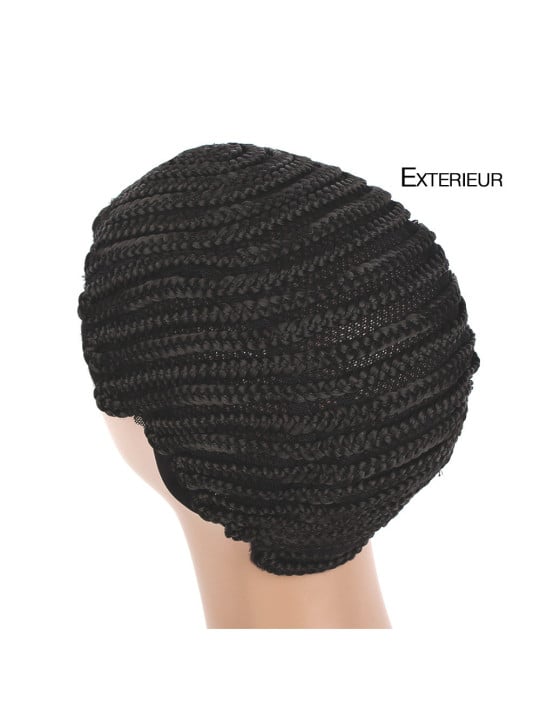 BONNET TRESSÉ POUR POSE TISSAGE - Livraison gratuite