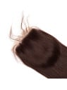Lace closure 4X4 lisse chatain N°2
