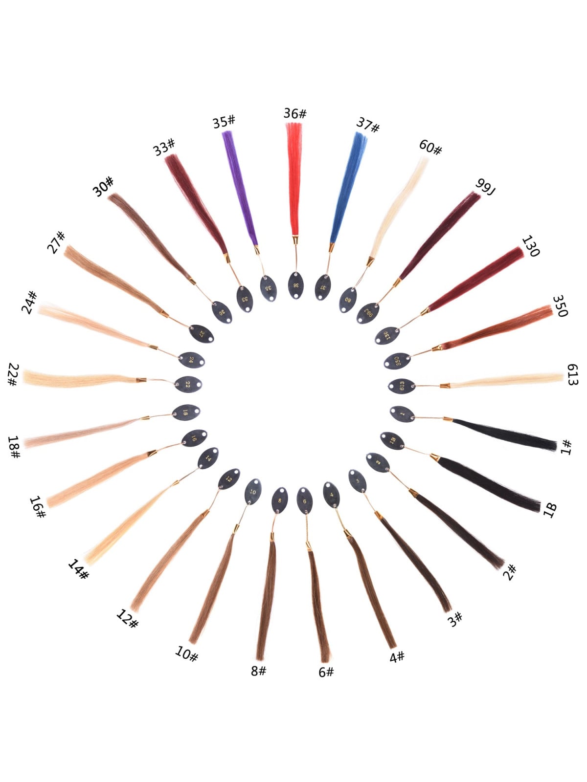 Nuancier couleur cheveux professionnel pour une parfaite coloration