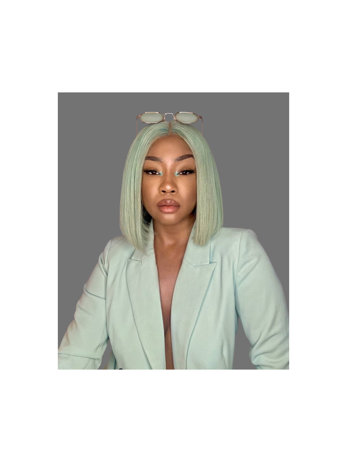 Perruque vert menthe | Boutique en ligne perruque