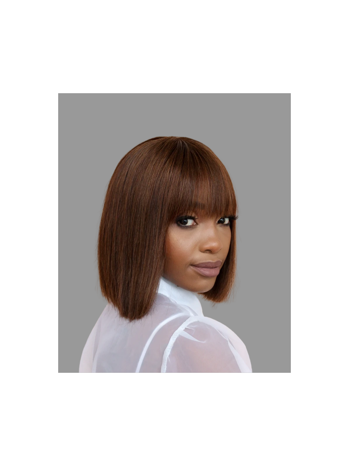 Perruque carré frange