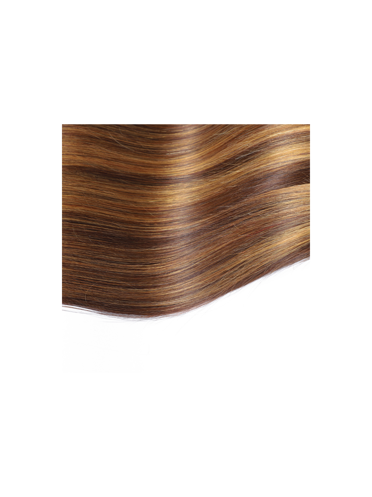 Tissage chatain méché blond