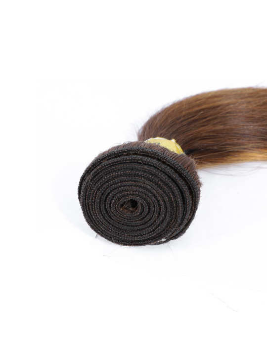 Tissage chatain méché blond