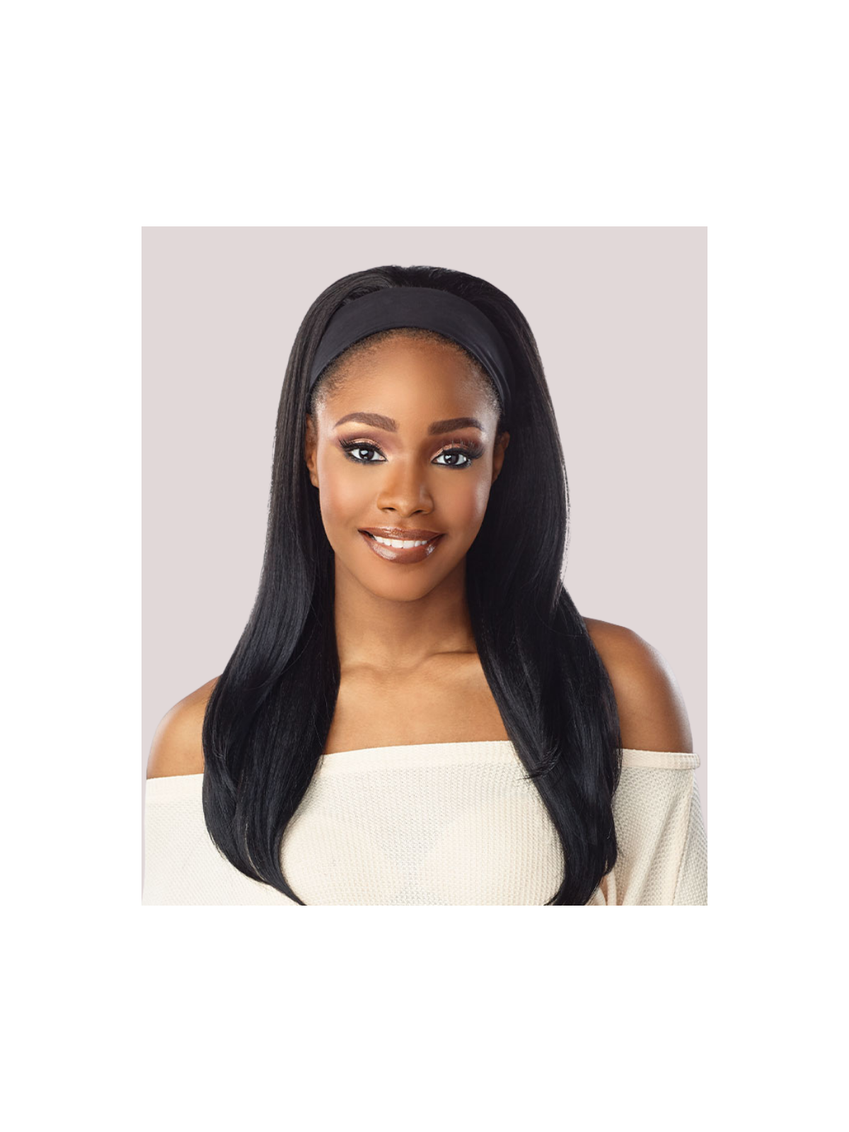 Perruque bandeau lisse
