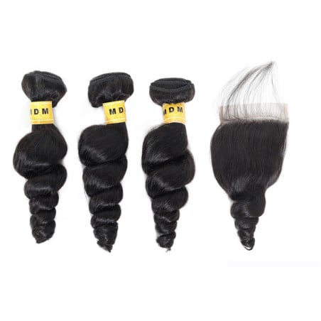 tissage naturel bouclé