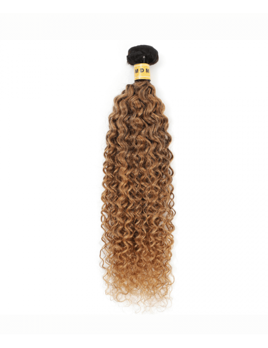 Tissage curly hair ombré 1B/27