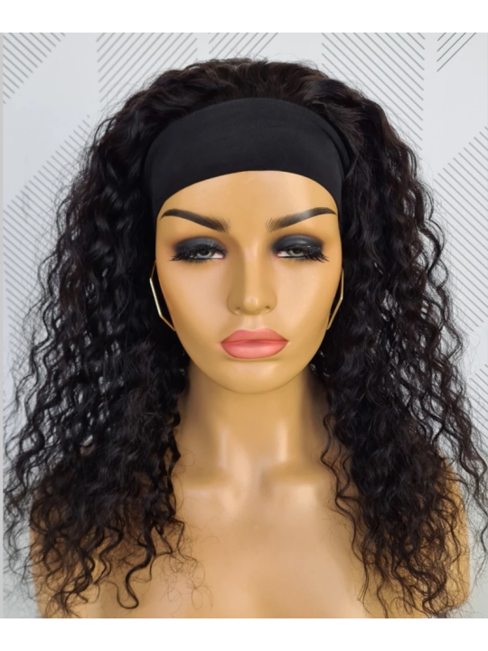 Perruque headband wig Water Wave, bonnet confortable et facile à porter