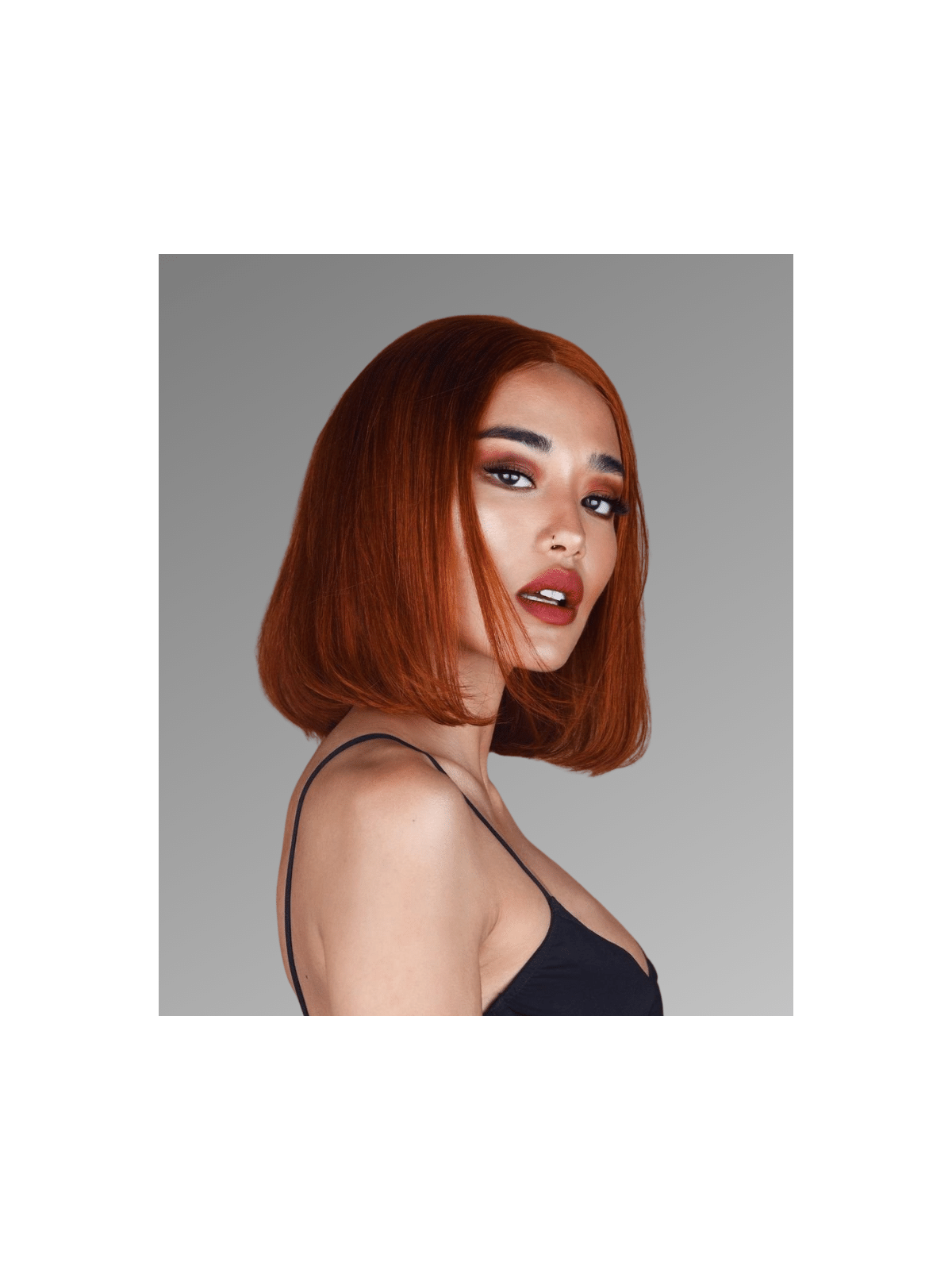 Perruque cuivre - Lace wig haut de gamme