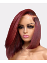 Perruque rouge bordeaux