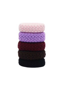 Gros élastique cheveux - Lot de 5