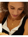 Collier femme doré