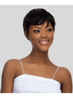 Perruque courte vrais cheveux