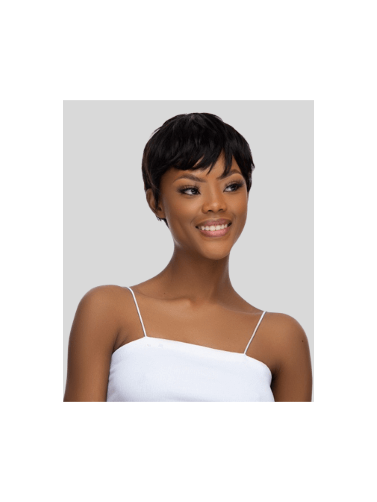 Perruque courte vrais cheveux