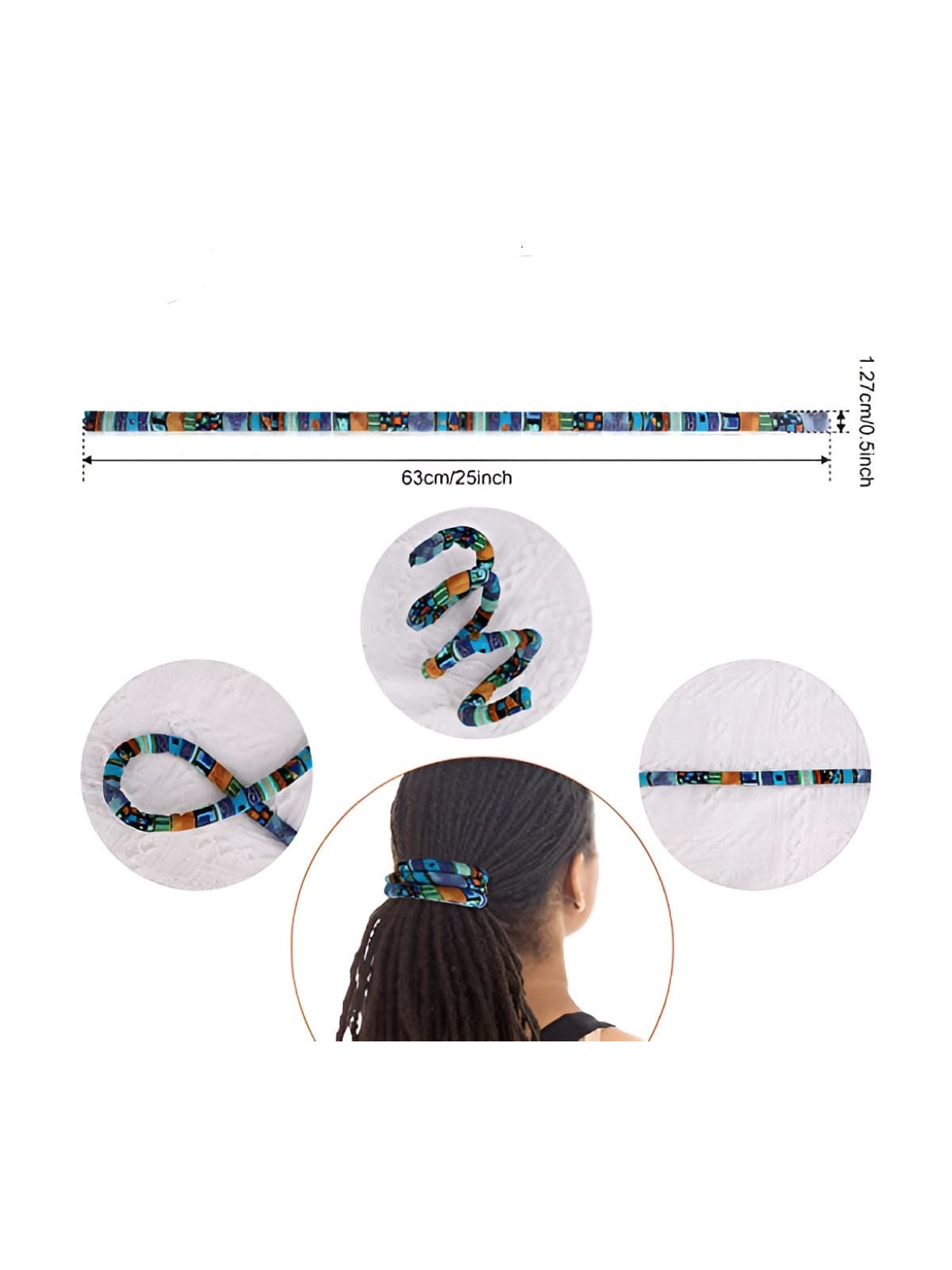 Spiralocks - Liens de cheveux en spirale pour dreadlocks