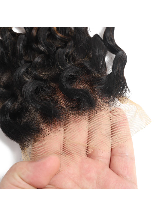Lace closure Deep Wave Curly colore