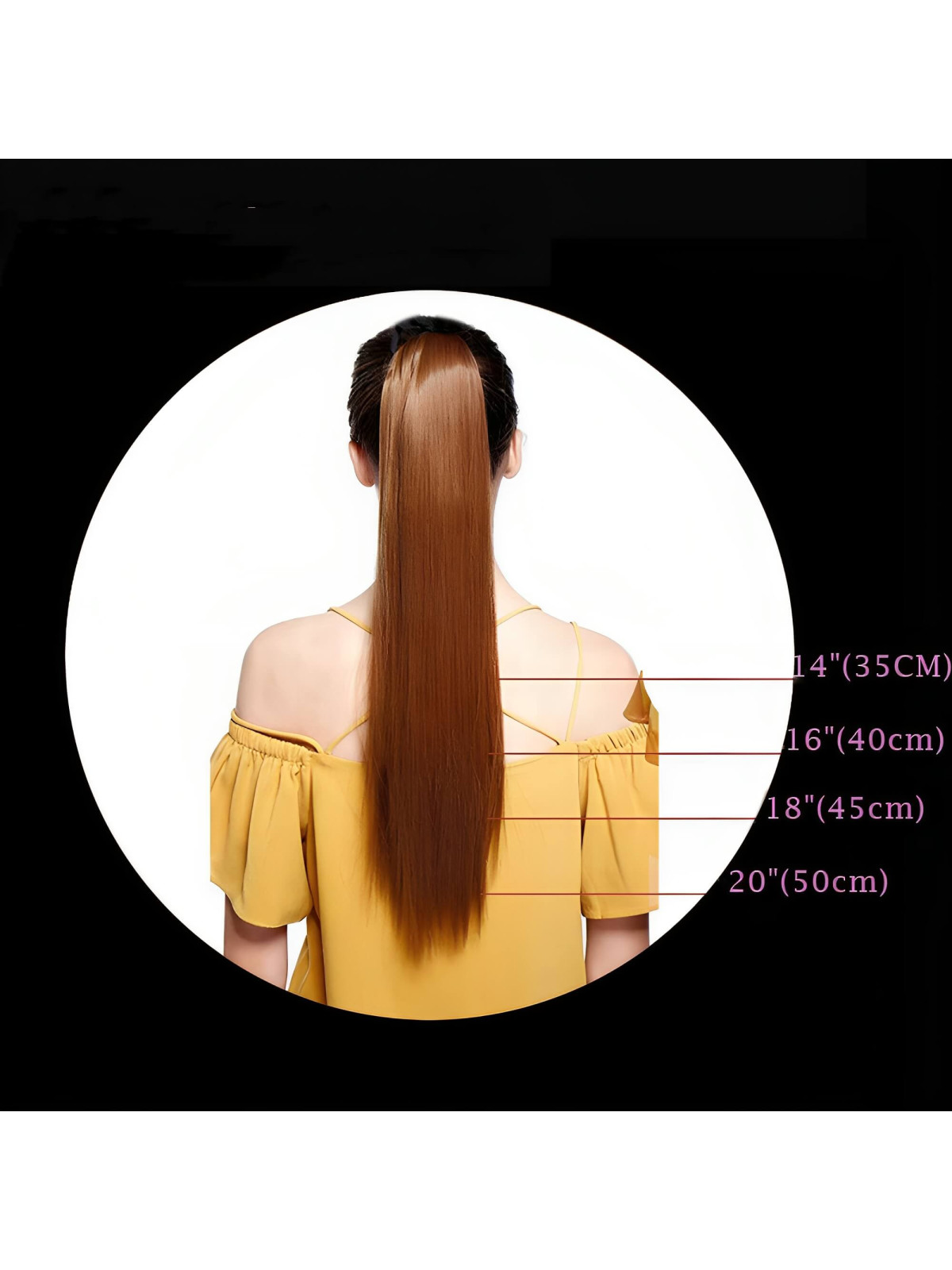 extension cheveux queue de cheval