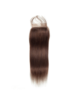 4x4 closure straight couleur 4#