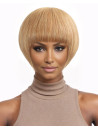 perruque non lace courte blond miel