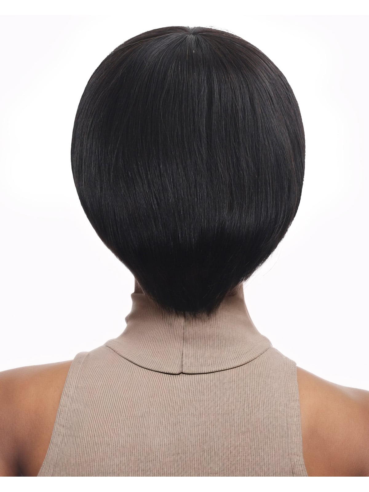 Perruque Courte Non Lace en Cheveux Naturels