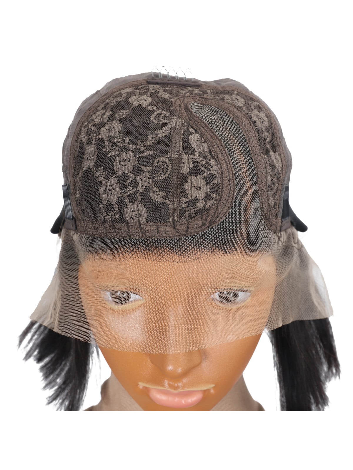 Perruque Courte naturel T-PART en couleur noir