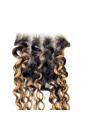 Lace closure Kinky Curly 4x4 Ombre 1B/27