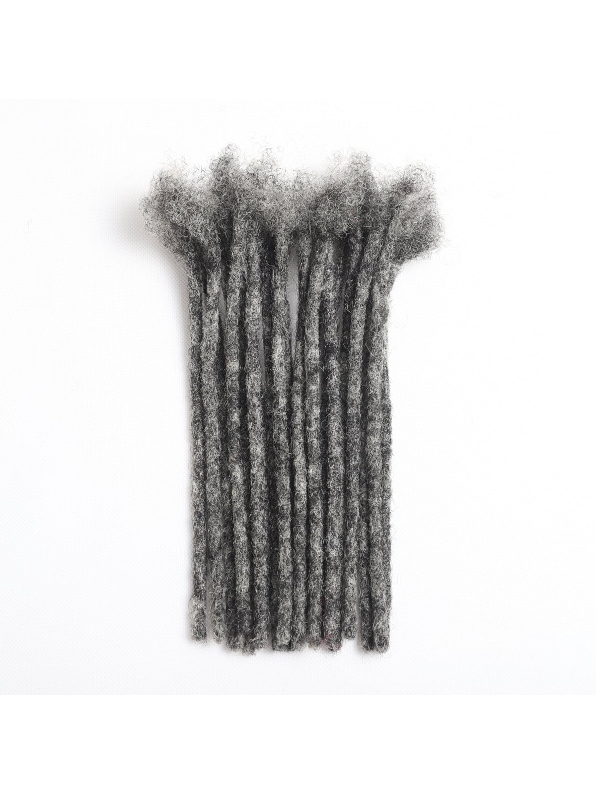 dreadlocks gris 100% cheveux naturels