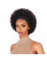wig afro curly 100% cheveux naturels