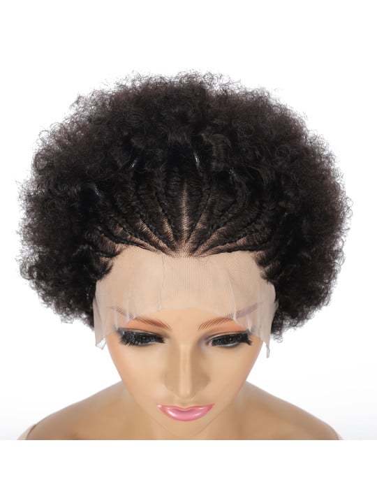 perruque lace 13x4 afro curly