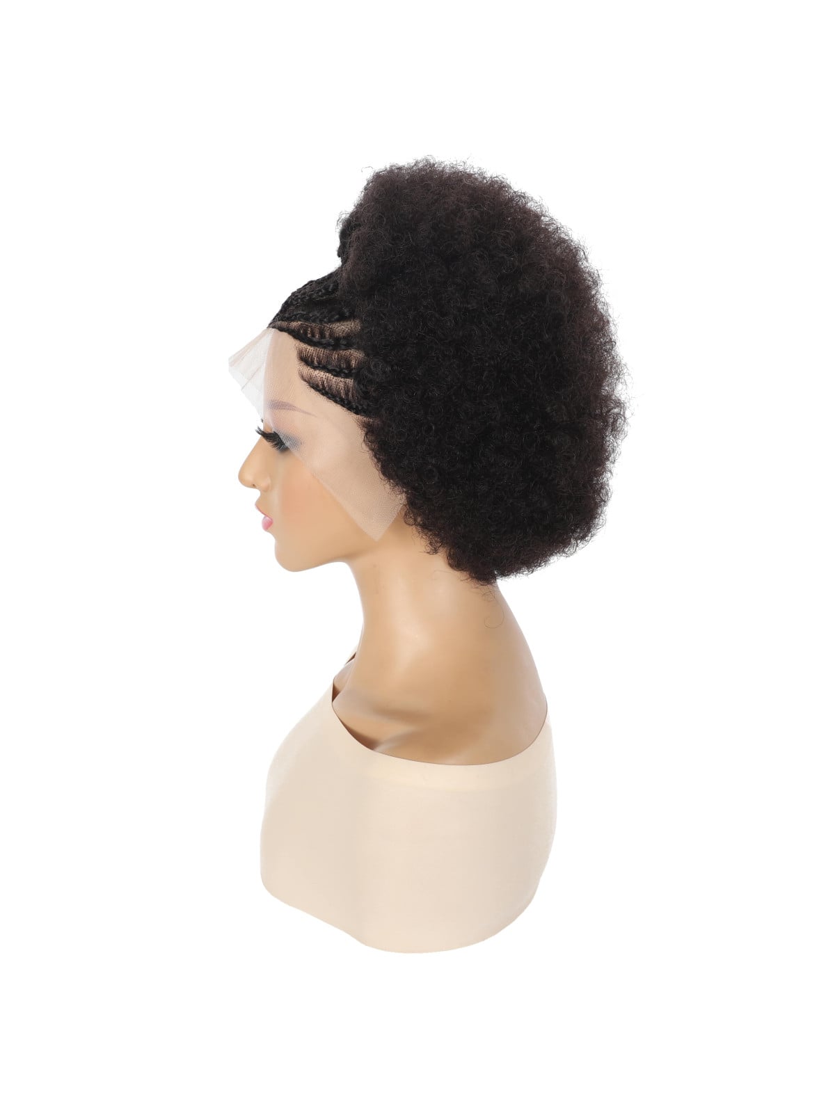 lace wig bouclé afro
