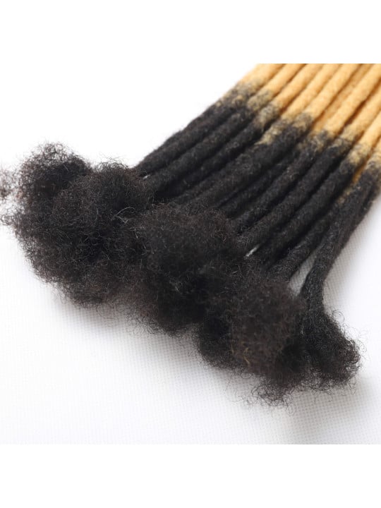 Dreadlocks en cheveux humains – Qualité premium, couleur 1B27
