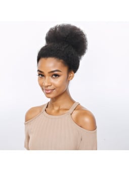 Perruque Chignon Haut – 100% Cheveux Naturels & Lace Front