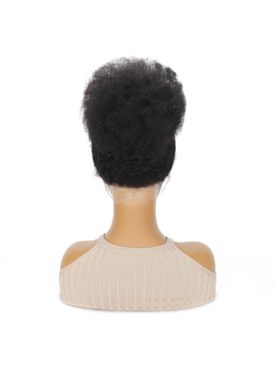 Perruque Chignon Haut – 100% Cheveux Naturels & Lace Front