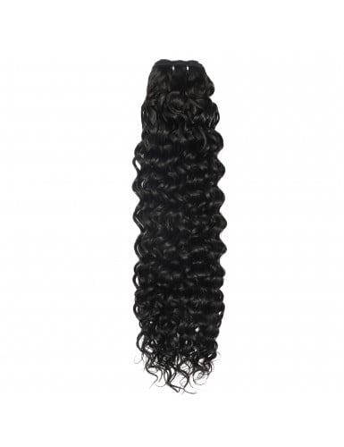 raw hair water wave