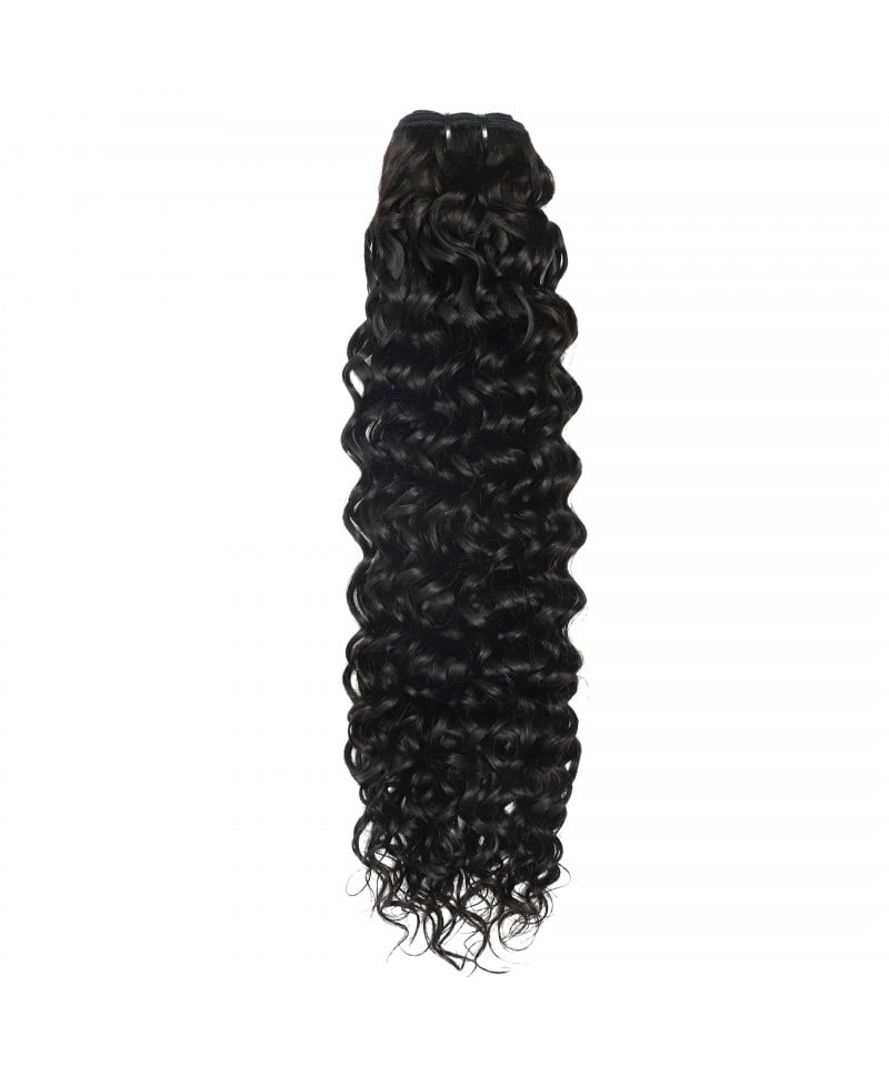 raw hair water wave