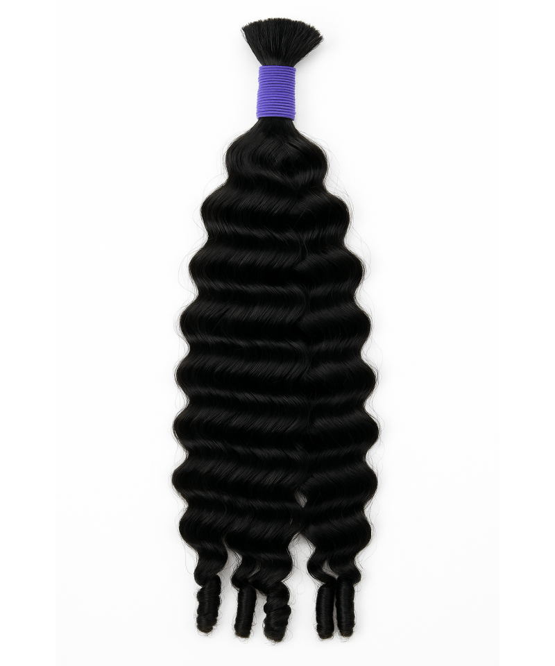 Bulk Hair Burmese Curly – Mèches pour Tresses Bulk Hair Burmese Curly – Mèches pour Tresses