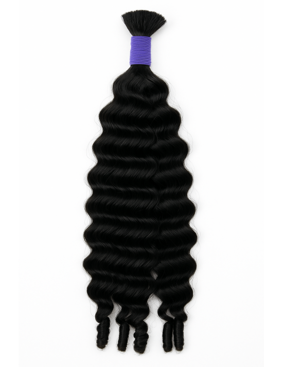 Bulk Hair Burmese Curly – Mèches pour Tresses