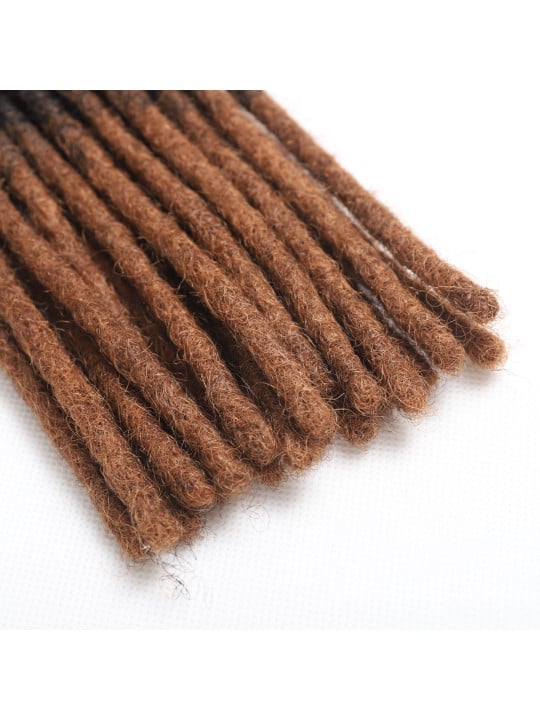 Texture naturelle des extensions de dreadlocks 1B/30 au crochet