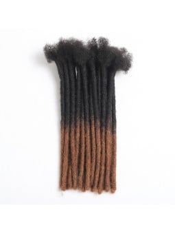 Extensions de dreadlocks 1B/30 en cheveux humains – effet ombré naturel