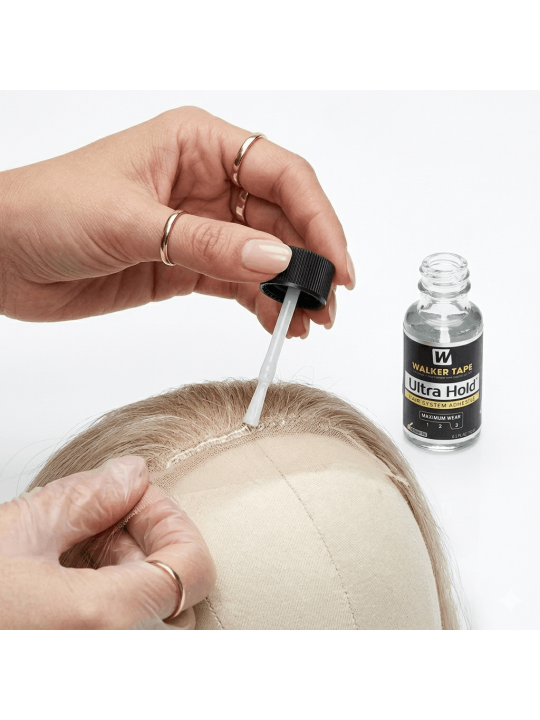 Walker Tape Ultra Hold 15 ml — colle capillaire forte tenue pour perruques et lace wigs