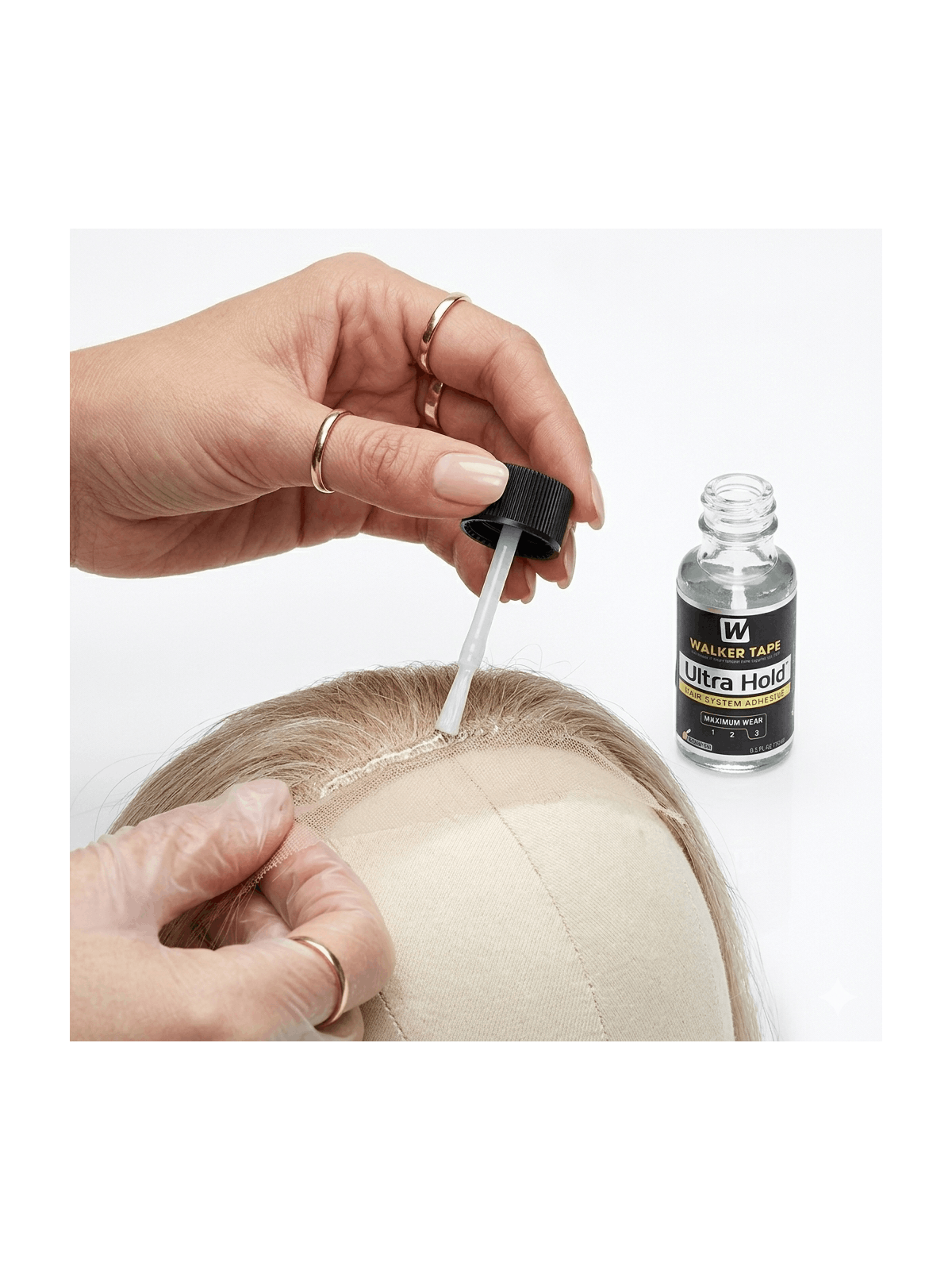 Walker Tape Ultra Hold 15 ml — colle capillaire forte tenue pour perruques et lace wigs