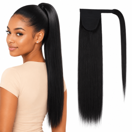 cheveux naturels queue de cheval