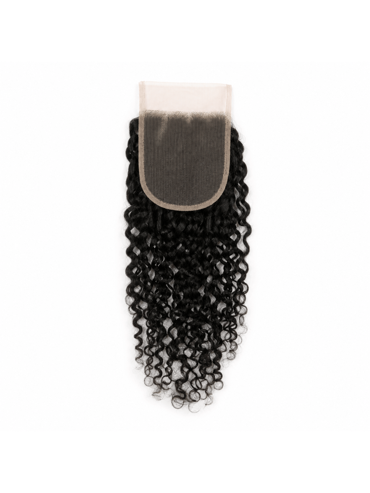 Dos de la closure Pissy Curly 4x4 avec lace discrète, idéale pour fermer un tissage bouclé naturel à Paris