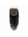 Dos de la closure Pissy Curly 4x4 avec lace discrète, idéale pour fermer un tissage bouclé naturel à Paris