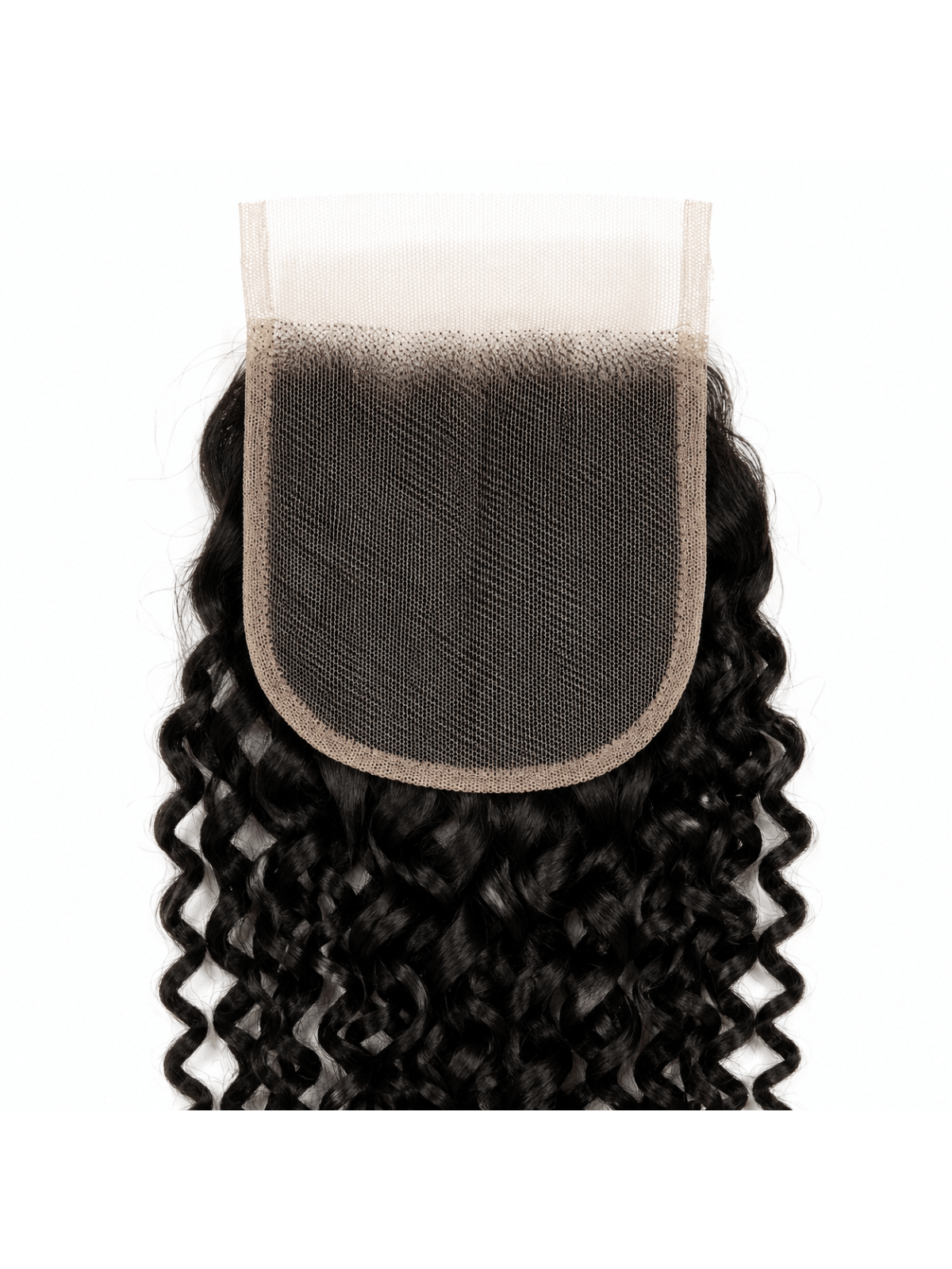 Détail lace et boucles Pissy Curly en cheveux naturels, finition réaliste pour tissage bouclé - boutique Paris 14e
