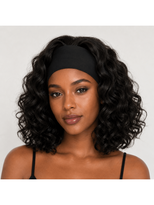 bandeau wig loose bouncy cheveux naturels